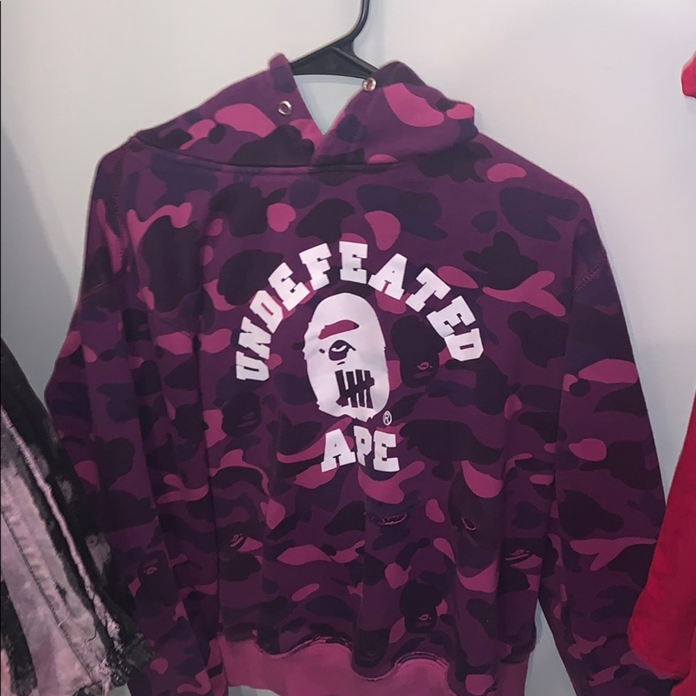 UNDFTD x BAPE Purple Pullover🦍💜